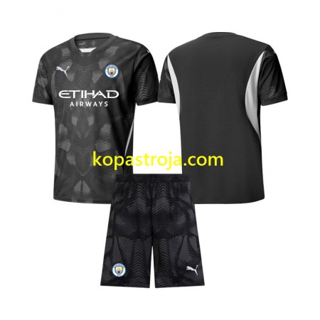 Billiga Fotbollströjor Manchester City Målvakt Barn Fjärde tröja 2024/25 Kortärmad